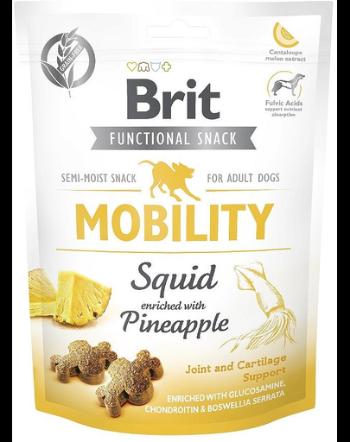 BRIT Care Dog Functional Snack Mobility recompense caini pentru mobilitate si articulatii, calamar si ananas 150 g