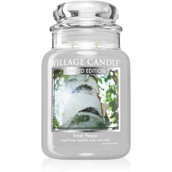 Village Candle Inner Peace lumânare parfumată  (Glass Lid) 602 g