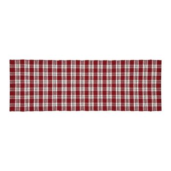 Traversă de masă Happy check bordo/negru , 35 x 120 cm, 35 х 120 cm