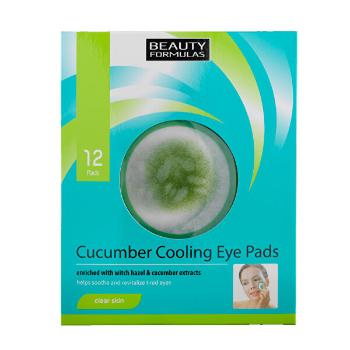 Beauty Formulas Pernă de răcire sub ochi(Cucumber Cooling Eye Pads) 12 buc