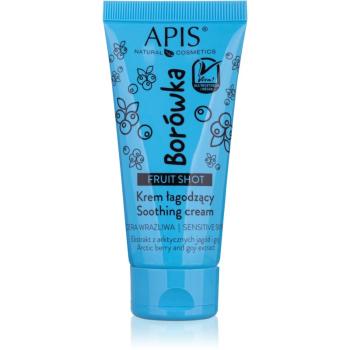 Apis Natural Cosmetics Fruit Shot Blueberry crema calmanta si hidratanta 50 ml