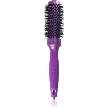 Olivia Garden Nano Thermal Violet Edition perie rotundă pentru păr 34 mm