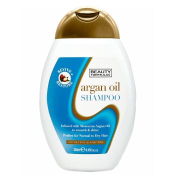 Beauty Formulas Șampon cu ulei de argan pentru păr normal și uscat (Argan Oil Shampoo) 250 ml