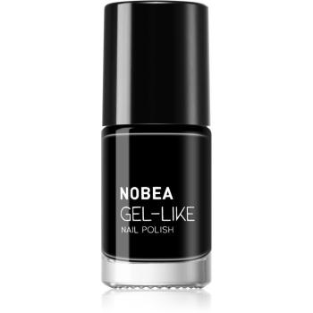 NOBEA Day-to-Day lac de unghii cu efect de gel culoare Black Sapphire #N22 6 ml