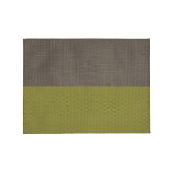 Suport pentru farfurie Tiseco Home Studio Stripe, 33 x 45 cm, bej - verde