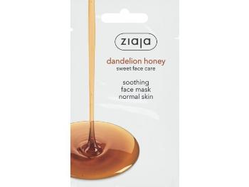 Ziaja Mască liniștitoare cu miere de păpădie pentru ten normal (Soothing Face Mask) 7 ml