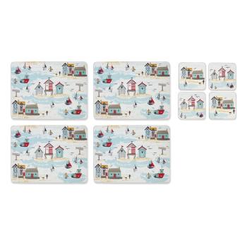 Set cu suporturi farfurii și coasters 8 buc. Beside the Seaside – Cooksmart ®