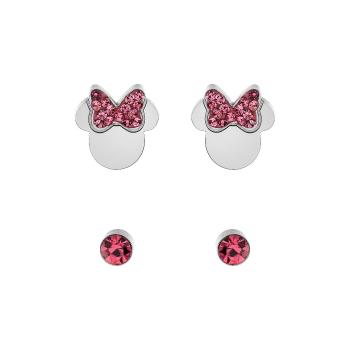 Disney Set de cercei strălucitori pentru fete Minnie Mouse S600149RPL-B.CS