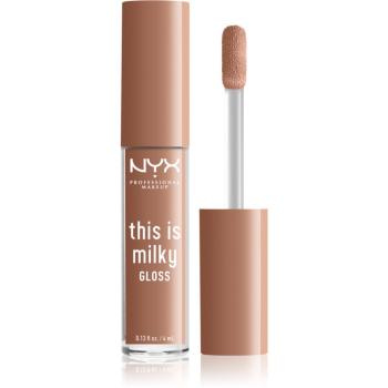 NYX Professional Makeup This is Milky Gloss lip gloss hidratant culoare 07 - Cookies and milk 4 ml