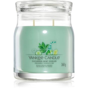 Yankee Candle Cucumber Mint Cooler lumânare parfumată Signature 368 g