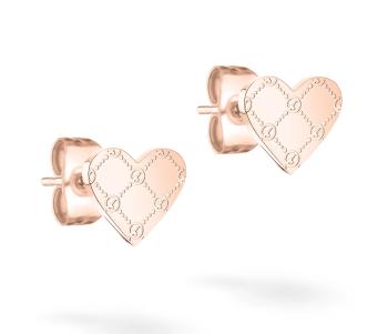 Tamaris Cercei inimioare bronz din oțel Logomania Heart TJ-0533-E-08