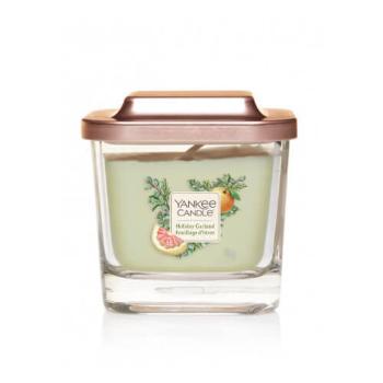 Yankee Candle Lumânare aromatică pătrată mică Holiday Garland 96 g