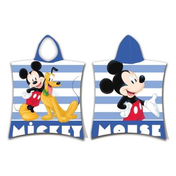 Poncho pentru copii albastru din frotir Mickey – Jerry Fabrics