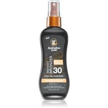 Australian Gold Instant Bronzer tratament pentru protectie solara cu efect autobronzant SPF 30 100 ml