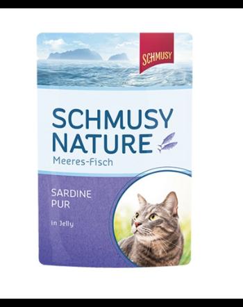 SCHMUSY Nature plic hrana umeda pisica, sardina in jeleu 100 g