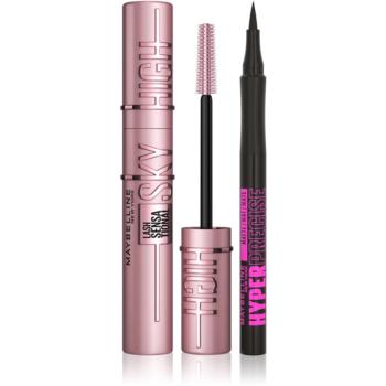 Maybelline Make-Up Set Mascara și creion contur 2x1 buc