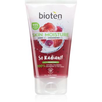 Bioten Skin Moisture exfoliant facial revigorant pentru toate tipurile de ten, inclusiv piele sensibila s probiotiky, kiwi a semínky z klikvy 150 ml