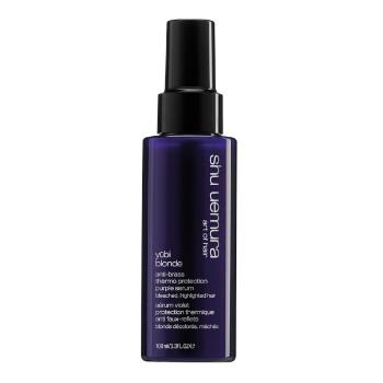 Shu Uemura Ser de păr neutralizant pentru tonuri galbene Yubi Blonde (Anti-Brass Thermo Protection Purple Serum) 100 ml