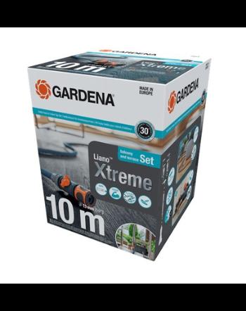 GARDENA Furtun textil Liano 10 m cu adaptor pentru robinete de interior kit