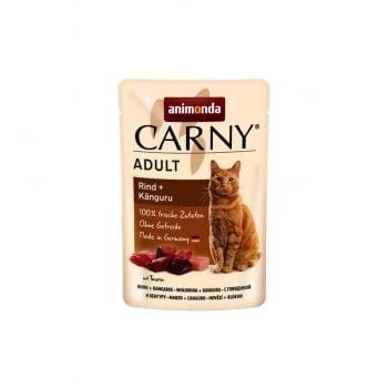 Carny Pisica Adult Vita si Cangur, 85 g