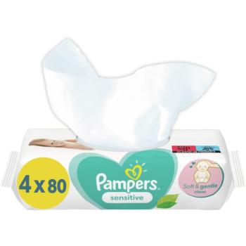 Pampers Sensitive Șervețele umede pentru copii pentru piele sensibila 4x80 buc