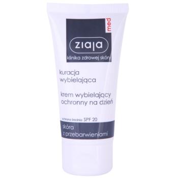 Ziaja Med Whitening Care crema protectiva impotriva petelor pigmentare SPF 20 50 ml