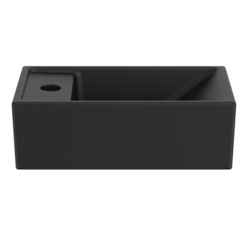 Chiuvetă mică pentru WC negru-mat din ceramică 37x21 cm i.Life S – Ideal Standard