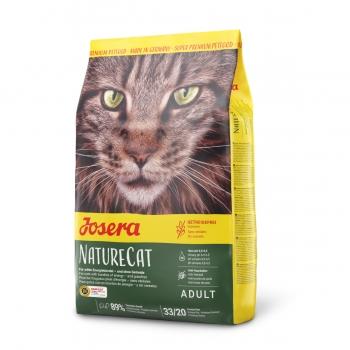 JOSERA NatureCat, Pasăre, hrană uscată fară cereale pisici, limitarea ghemurilor de blană, 10kg