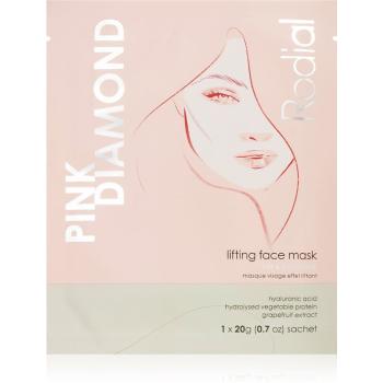 Rodial Pink Diamond Lifting Face Mask mască textilă cu efect de lifting 20 g