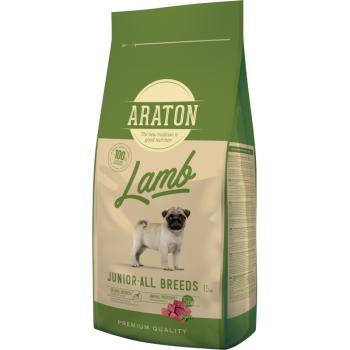 Pachet 2 x Araton Dog Junior Lamb&Rice 15kg