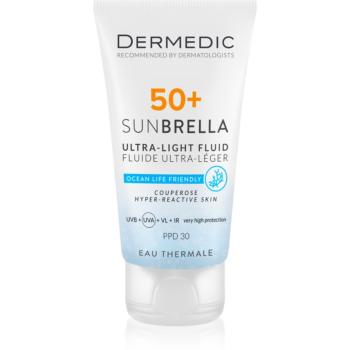 Dermedic Sunbrella lotiune emulsiva SPF 50+ pentru piele sensibila  40 ml