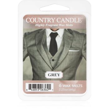 Country Candle Grey ceară pentru aromatizator 64 g