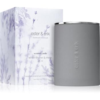 ester & erik scented candle white thyme & moss (no. 42) lumânare parfumată 350 g