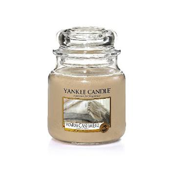 Yankee Candle Lumânare aromatică medie Warm Cashmere 411 g