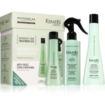 Phytorelax Laboratories Keratin Curly set cadou (pentru par ondulat si cret)