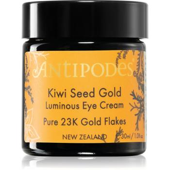 Antipodes Kiwi Seed Gold crema de ochi iluminatoare cu aur 30 ml