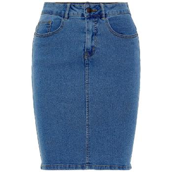 Vero Moda Fusta pentru femei Hot Nine Hw Dnm Pencil Skirt Mix Noos Medium Blue Denim S