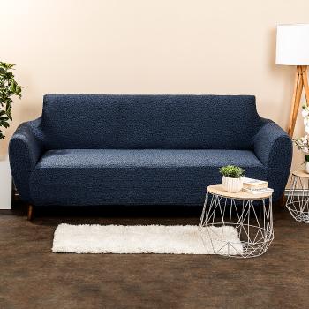Husă multielastică 4Home Comfort Plus, pentru canapea, albastră, 180 - 220 cm, 180 - 220 cm