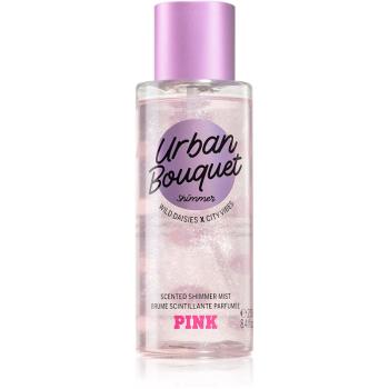 Victoria's Secret PINK Urban Bouquet Shimmer spray pentru corp cu particule stralucitoare pentru femei 250 ml