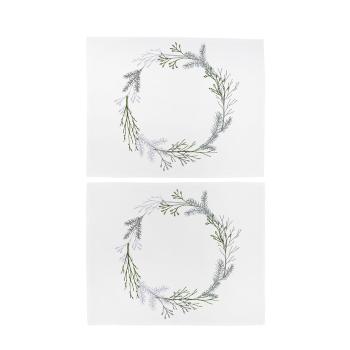 Suport pentru farfurii 2 buc. din material textil 35x45 cm Christmas Twigs – Butter Kings