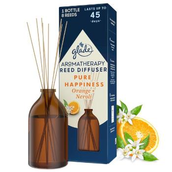 Glade Difuzor de arome cu parfum de portocale si neroli Aromatherapy Reed Happiness 80 ml