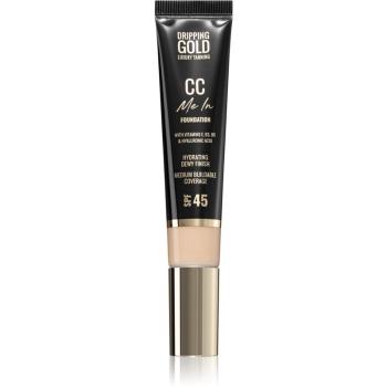 SOSU by Suzanne Jackson Dripping Gold CC Me In fond de ten lichid pentru un efect perfect SPF 45 culoare 04 Beige 35 ml