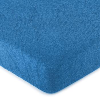 Cearșaf pat 4Home, din bumbac, albastru, 160 x 200 cm, 160 x 200 cm