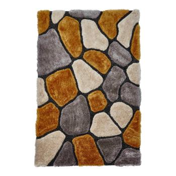 Covor Think Rugs Noble House Rock, 150 x 230 cm, galben-gri