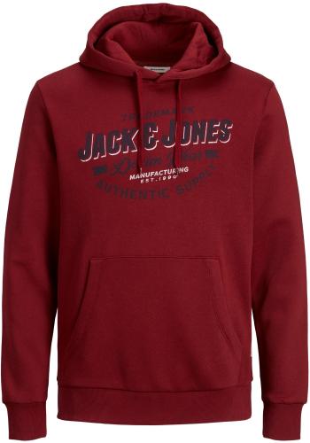 Jack&Jones PLUS Hanorac pentru bărbați Regular FitJJELOGO 12194728 Reddalie 3XL