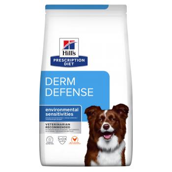 HILL'S Prescription Diet Derm Defense, Pui, dietă veterinară câini, hrană uscată, piele & blana, 1.5kg