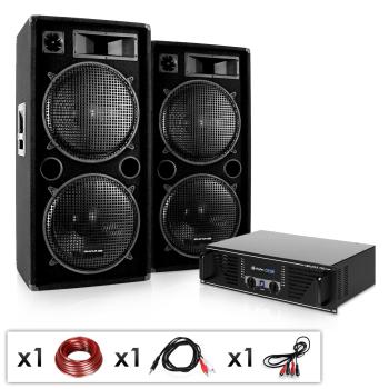 Electronic-Star DJ PA set complet "Phuket Pulsar" amplificator și 2x boxe