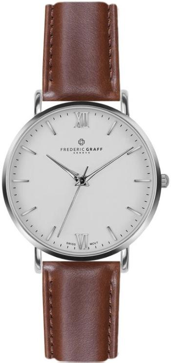 Frederic Graff Silver Dent Blanche Cognac Leather FAH-B006S