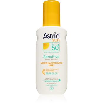 Astrid Sun Sensitive lapte bronzant cu pulverizator SPF 50+ 150 ml