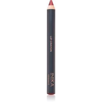 INIKA Organic Lipstick Crayon dermatograf cremos pentru buze culoare Rose Petal 3 g